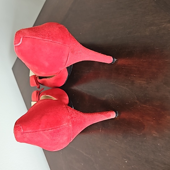 Suede two tone heel - Picture 4 of 4